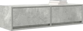 vidaXL Ντουλάπι TV 100 x 31 x 25,5 εκ. Γκρι σκυροδέματος