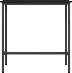 vidaXL τραπέζι Μαύρη Οξυά 100 x 40 x 100,5 εκ