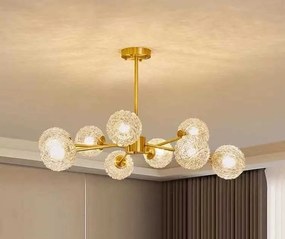 ΦΩΤΙΣΤΙΚΟ ΟΡΟΦΗΣ LED - 9644-9 - GOLD - 431354