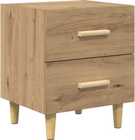 vidaXL Ντουλάπι κρεβατιού 2 τμχ. Artisan Oak 40 x 35 x 47.5cm