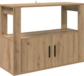 vidaXL Πλαϊνό γραφείο artisan δρυς 80 x 30 x 60 cm Επεξεργασμένο ξύλο