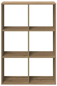 vidaXL Βιβλιοθήκη/Διαχωριστικό Χώρου Δρυς 69,5x29x103,5 εκ. Επεξ. Ξύλο