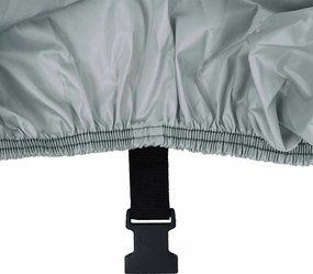 vidaXL Κάλυμμα Σκάφους Γκρι 830x370x40 εκ.