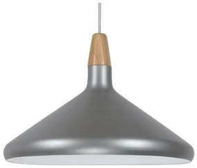 Κρεμαστό Φωτιστικό Οροφής Ασημί Φ39 GloboStar FELICITA 01276-1276-Ασημί 01276