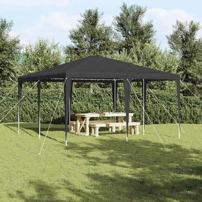 vidaXL Σκηνή Πάρτυ Ανθρακί, Λευκό 400 x 400 x 266 εκ
