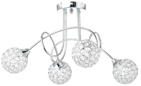 Φωτιστικό Οροφής Crystal AD20120084 Clear Crystal, Metal