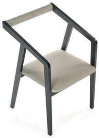 AZUL chair, color: velvet - grey DIOMMI V-PL-N-AZUL-CZARNY-POPIEL