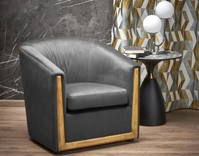 Πολυθρόνα Houston 1423, Γκρι, 71x71x72cm, 17 kg, Ταπισερί, Πόδια: Πλαστική ύλη | Epipla1.gr