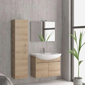 Βάση Νιπτήρα Bianna NBIA808502 Με 2 Πόρτες 80 77x35x63cm Elvezia 8502 Karag Μελαμίνη