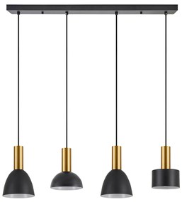 Φωτιστικό Οροφής Πολύφωτο Homelighting 77-8942 Flex Gold