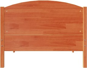 vidaXL Σκελετός Κρεβ. Χωρίς Στρώμα Καφέ Κεριού 100x200 εκ Μασίφ Πεύκο