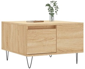 vidaXL Τραπεζάκι Σαλονιού Sonoma Δρυς 55x55x36,5εκ. Επεξεργασμένο Ξύλο