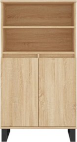 vidaXL Ντουλάπι Sonoma Δρυς 60 x 36 x 110 εκ. από Επεξεργασμένο Ξύλο