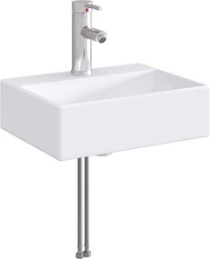 vidaXL Λεκάνη μπάνιου Χρωμέ 39 x 30,5 x 12,5 εκ Μέταλλο