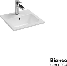 Bianco Ceramica Flat 37040 40x36 - Νιπτήρας μπάνιου