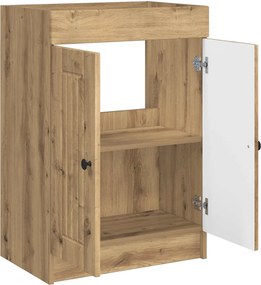 vidaXL Ντουλάπι κάτω από τον νιπτήρα Artisan Δρυς 78,5 x 37,5 x 81 εκ