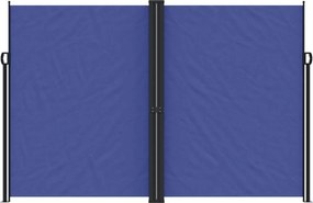 vidaXL Σκίαστρο Πλαϊνό Συρόμενο Μπλε 220 x 600 εκ.