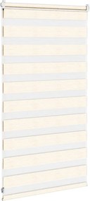 vidaXL Ζέβρα τυφλή μπεζ μάρμαρο Πλάτος υφάσματος 75,9 εκ. Πολυεστέρας