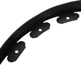 vidaXL Περιγράμματα γκαζόν Μαύρο 3000 x 4 x 5 cm Πλαστικό