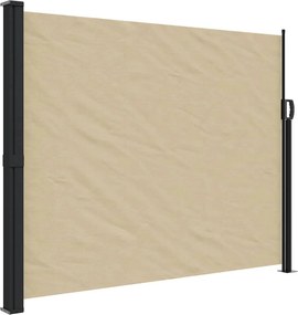 vidaXL Σκίαστρο Πλαϊνό Συρόμενο Μπεζ 160 x 300 εκ.