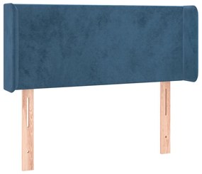 Κεφαλάρι Κρεβατιού LED Σκούρο Μπλε 83x16x78/88 εκ. Βελούδινο 3122990