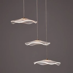 Φωτιστικό Κρεμαστο Aca ZM34LEDP45BR NIMFEA Οξυντέ (Bronzed) 3000K