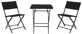 Έπιπλα κήπου Home ESPRIT Μαύρο 58 x 58 x 71,5 cm