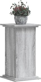 vidaXL Βάσεις Φυτών Γκρι Sonoma 33x33x60 εκ. Επεξεργασμένο Ξύλο