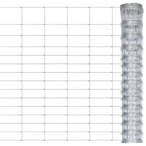 vidaXL Συρματόπλεγμα Περίφραξης Ασημί 50 x 1,6μ. Γαλβανισμένος Χάλυβας