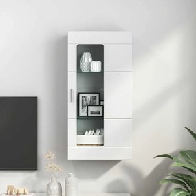vidaXL Ντουλάπα τοίχου Λευκό 55 x 29 x 100 εκ Επεξεργασμένο ξύλο