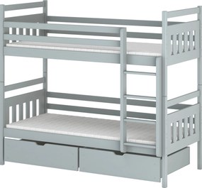 Παιδική Κουκέτα - ADAS 80x160 Grey