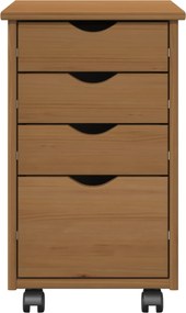vidaXL Κινητό Ντουλάπι MOSS Μέλι Καφέ 34 x 39 x 56 εκ Στερεό πεύκο