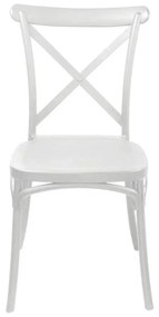 Καρέκλα Crossie pp σε λευκή απόχρωση 38x46.5x82εκ 38x46.5x82 εκ.
