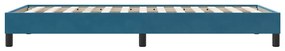 vidaXL Box Spring Κρεβάτι χωρίς στρώμα Σκούρο μπλε Βελούδινο