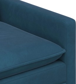 vidaXL Καναπές Μπλε 76 x 81 x 87,5 εκ Βελούδο