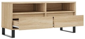 vidaXL Έπιπλο Τηλεόρασης Sonoma Δρυς 100 x 34,5 x 44,5 εκ. Επεξ. Ξύλο