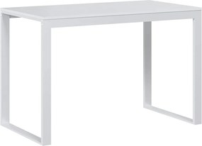 vidaXL Γραφείο Υπολογιστή Λευκό 110 x 60 x 73 εκ. από Μοριοσανίδα