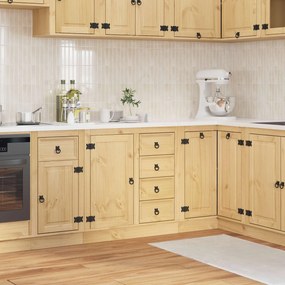 vidaXL Ντουλαπιού (Cabinet) SKI Μέλι Καφέ 80 x 46 x 81 εκ