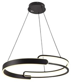 Κρεμαστό Φωτιστικό Οροφής LED 70W IP20 3CCT Μαύρο 6107-Black Inlight-6107-Black-Μαύρο 6107-Black