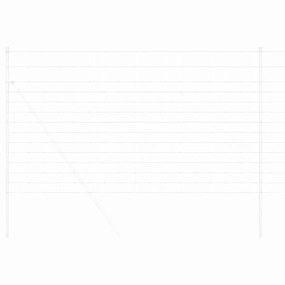 vidaXL Περίφραξη αγρού Ασημί 50 x 1.4 μ Γαλβανισμένος χάλυβας
