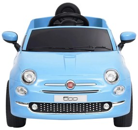 vidaXL Παιδικό Αυτοκίνητο Ηλεκτρικό Fiat 500 Μπλε