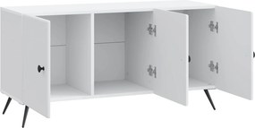 vidaXL Ντουλάπι TV Λευκό 99 x 34,5 x 50 εκ. Επεξεργασμένο Ξύλο