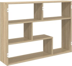 vidaXL Ράφι Τοίχου Επιτοίχιο Καφέ 95 x 20 x 69,5 εκ.