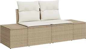 vidaXL Σετ Καναπέ με μαξιλάρι 4 pcs συνθετικό ρατάν