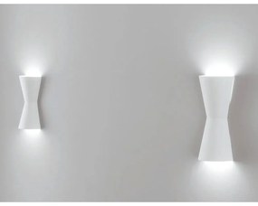 Φωτιστικό Τοίχου - Απλίκα I-Clepsydra-L-AP E14 38x18x9cm White Intec