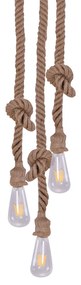 Φωτιστικό Οροφής Τρίφωτο Homelighting Maya 77-4344 Black