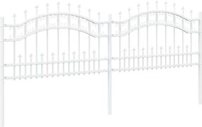 vidaXL Φράχτης Κήπου KAMPEN 240 x 118 εκ Mesh Λευκό