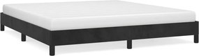 vidaXL Σκελετός Κρεβατιού Χωρίς Στρώμα Μαύρο 180x200 εκ. Βελούδινο