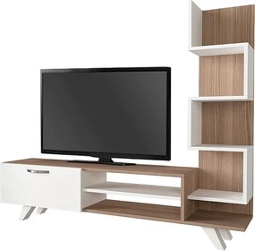 Έπιπλο τηλεόρασης Ceren λευκό - cordoba 149x31x131εκ