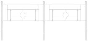 vidaXL Ανταλλακτικό κεφαλάρι Λευκό 193 εκ. Μεταλλικό